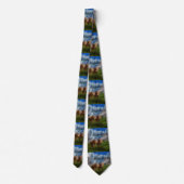 Zwei elegante Ölfarbe, Neck Tie Krawatte (Rückseite)