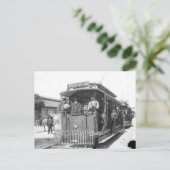 Zwei Elektroautos in Lissabon 1912 Postkarte (Stehend Vorderseite)