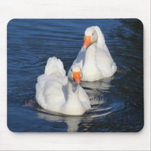 Zwei Emden Gänse II Mousepad
