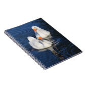 Zwei Emden Gänse II Notizblock (Rechte Seite)