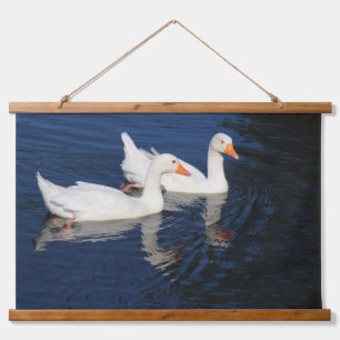 Zwei Emden Ges Wandteppich Mit Holzrahmen