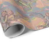 Zwei Engel Geschenkpapier (Rolleneckpunkt)