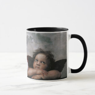 Zwei Engel, Raphael Vintage Fine Art Tasse