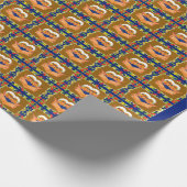 zwei Engel singen Geschenkpapier (Ecke)