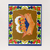 zwei Engel singen Puzzle (Vertikal)