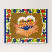 zwei Engel singen Puzzle (Horizontal)