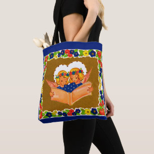 zwei Engel singen Tasche