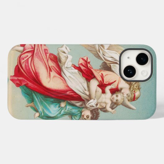 Zwei Engel tragen ein kleines Kind Case-Mate iPhone Hülle (Rückseite (Horizontal))