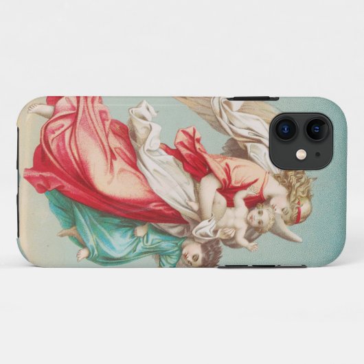 Zwei Engel tragen ein kleines Kind Case-Mate iPhone Hülle (Rückseite (Horizontal))