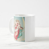Zwei Engel tragen ein kleines Kind Kaffeetasse (Vorderseite Links)