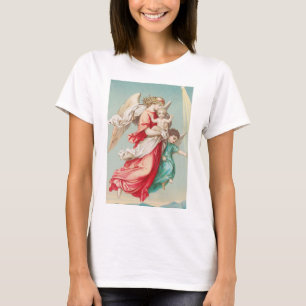 Zwei Engel tragen ein kleines Kind T-Shirt