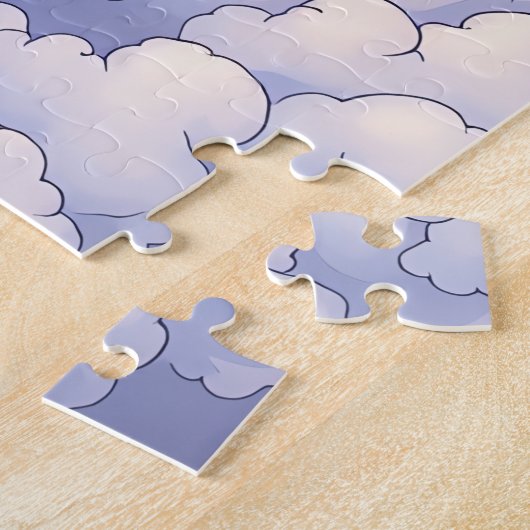 Zwei Engelkatzen Puzzle (Seite)