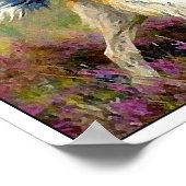 Zwei englische Setter in einem Feld - Arthur Wardl Poster (Ecke)