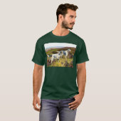 Zwei englische Setter in einem Feld - Arthur Wardl T-Shirt (Vorne ganz)