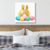 Zwei Enten mit Ostereiern Leinwanddruck (Insitu (Schlafzimmer))