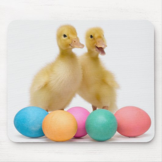 Zwei Enten mit Ostereiern Mousepad (Vorne)