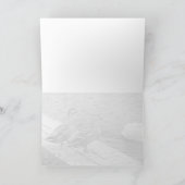 Zwei Enten und eine Swan-Schwanz-Karte Karte (Innenseite)