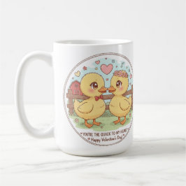 zwei Enten und Liebe, du bist das Quaken meines He Kaffeetasse