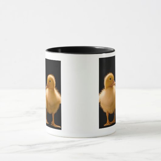 Zwei Entlein, die gegenseitig betrachten Tasse (Zentrum)