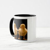 Zwei Entlein, die gegenseitig betrachten Tasse (Vorderseite Links)