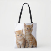 Zwei entzückende Kätzchen Tasche (Vorderseite)