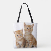Zwei entzückende Kätzchen Tasche (Rückseite)