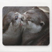 Zwei entzückende Otter Mousepad (Vorne)