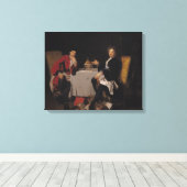 Zwei Epicureans Leinwanddruck (Insitu (Holzboden))