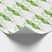 Zwei Erbsen im Blut Geschenkpapier (Ecke)