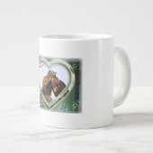 Zwei Erbsen im Blut Jumbo-Tasse (Vorderseite Rechts)