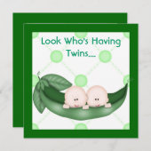 ZWEI ERBSEN IN EINEM EINLADUNG (Vorne/Hinten)