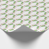 Zwei Erbsen in einem Hülsen-Packpapier Geschenkpapier (Ecke)