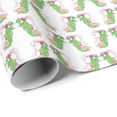 Zwei Erbsen in einem Hülsen-Packpapier Geschenkpapier (Rolleneckpunkt)