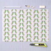 Zwei Erbsen in einem Hülsen-Seidenpapier Seidenpapier (Handwerk)