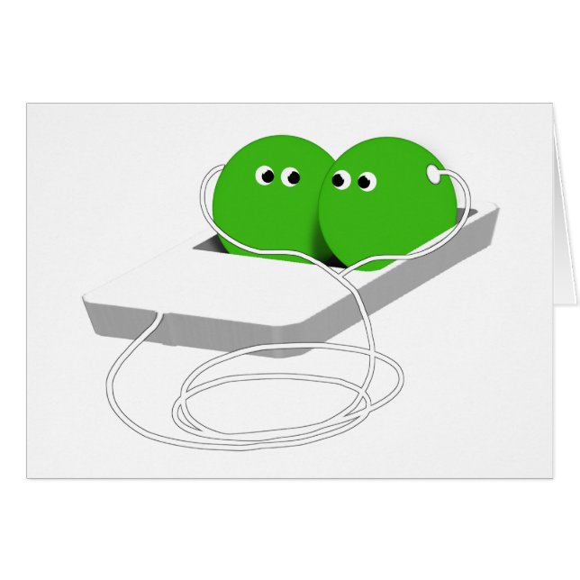 Zwei Erbsen in einem Pod (Vorderseite (Horizontal))