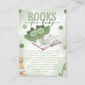 Zwei Erbsen in einem Pod-Bücher für Babydusche Begleitkarte (Vorderseite)