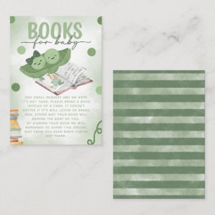 Zwei Erbsen in einem Pod-Bücher für Babydusche Begleitkarte