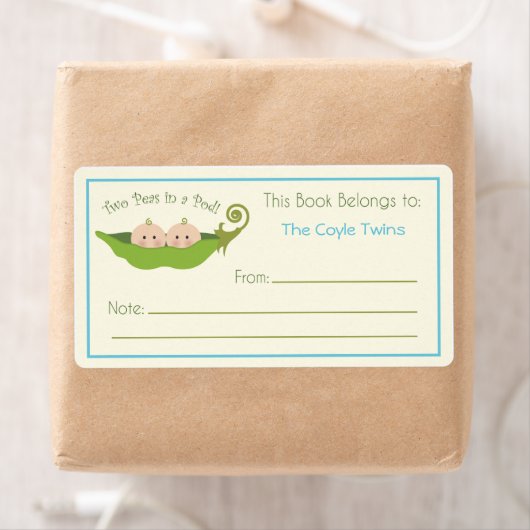 Zwei Erbsen in einem Pod | BUCHZEICHEN (Insitu)