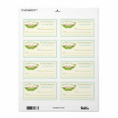 Zwei Erbsen in einem Pod | BUCHZEICHEN (Vorne)