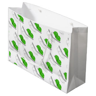 Zwei Erbsen in einem Pod Große Geschenktüte