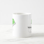 Zwei Erbsen in einem Pod Kaffeetasse (Mittel)