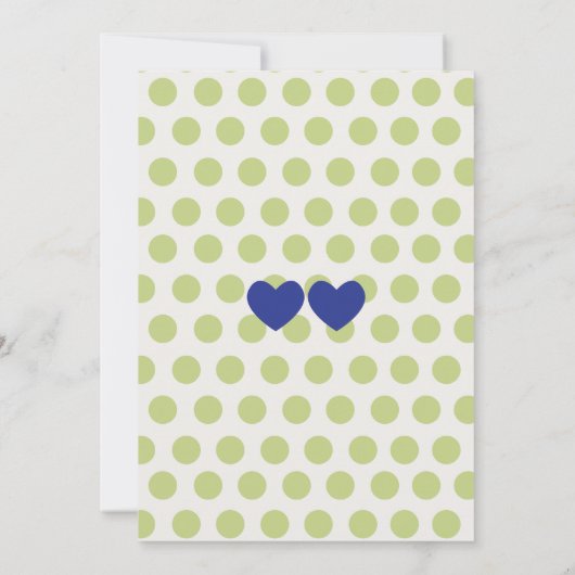 Zwei Erbsen in einem Pod, Kinderdusche Einladungen (Rückseite)