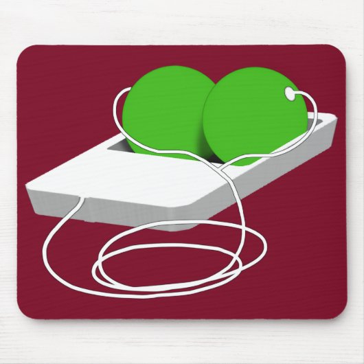 Zwei Erbsen in einem Pod Mousepad (Vorne)