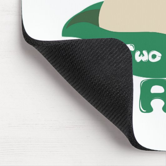 Zwei Erbsen in einem Pod Mousepad (Ecke)