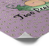 Zwei Erbsen in einem Pod-Poster Poster (Ecke)