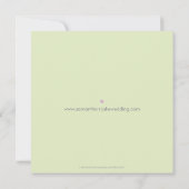 Zwei Erbsen in einem Pod Save the Date: grau Save The Date (Rückseite)