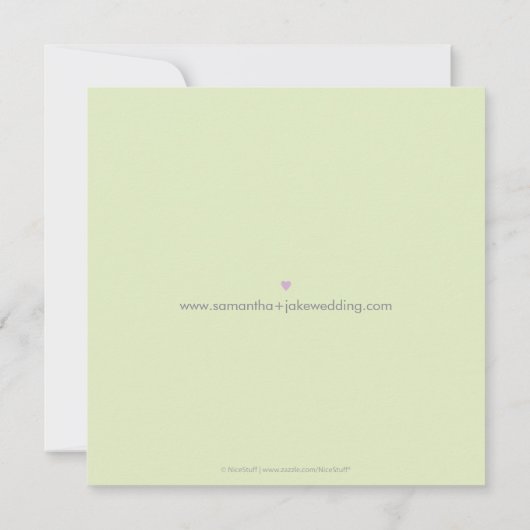 Zwei Erbsen in einem Pod Save the Date: grau Save The Date (Rückseite)