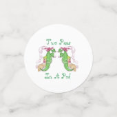 Zwei Erbsen in einem Pod Twin Table Confetti Konfetti (Klein Vorderseite)