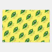 Zwei Erbsen in einem Pod-Umschlagpapier Geschenkpapier Set (Vorderseite 3)