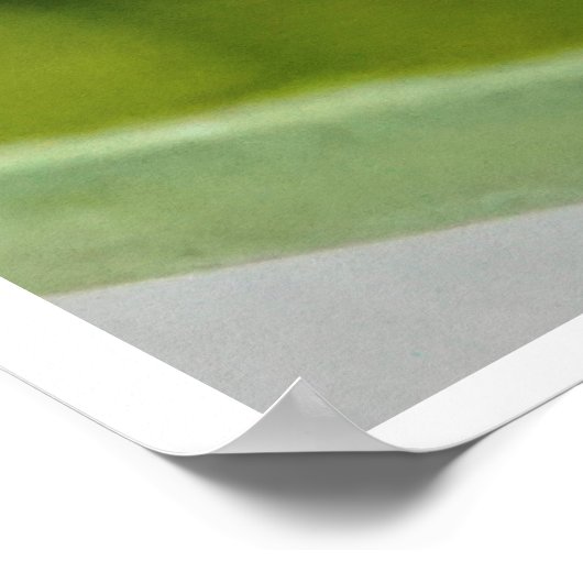 Zwei Erbsen in einem Poster (Ecke)